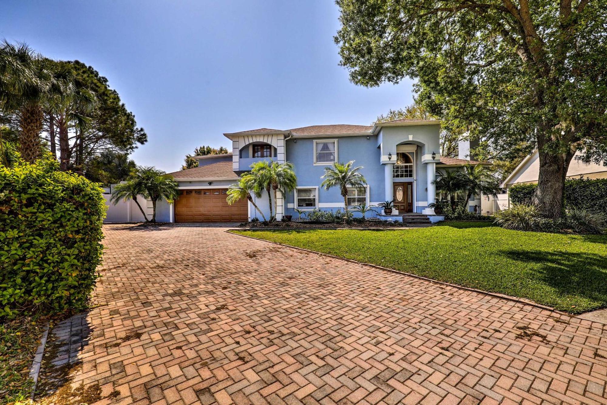 Luxurious Villa With Heated Pool, Theatre, Gym ! Tampa Exterior photo